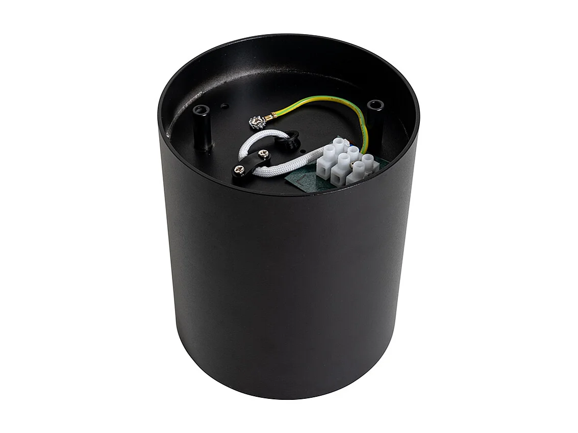 Spot de plafond moderne noir rotatif et inclinable AR70 - Rondoo Up