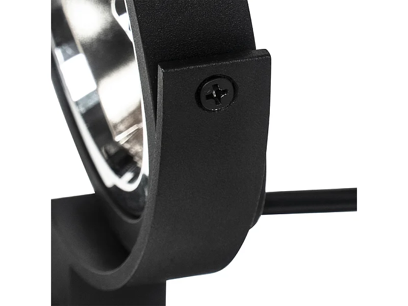 Rail spot monophasé noir - Go