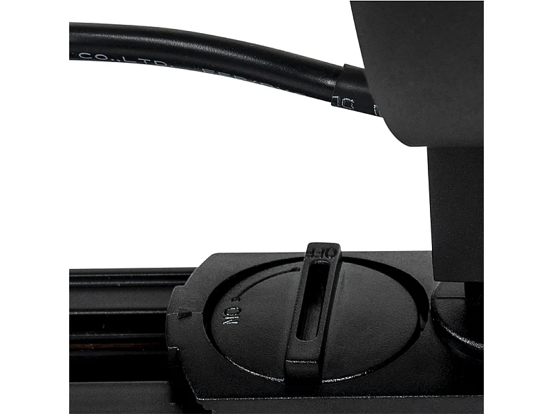 Rail spot monophasé noir - Go