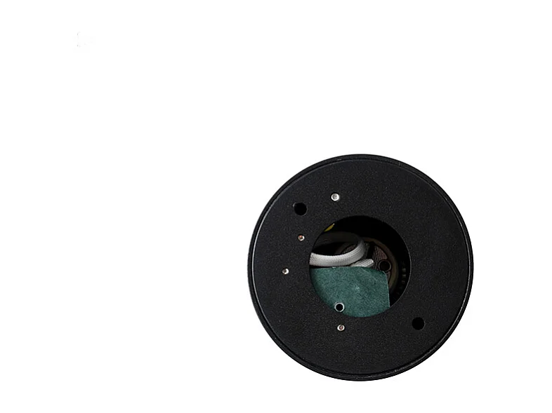 Spot de salle de bain moderne rond noir IP44 - Capa