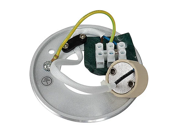 Spot de salle de bain moderne rond noir IP44 - Capa