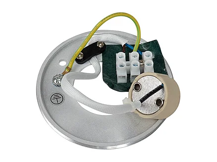 Spot de plafond rond moderne noir - Capa