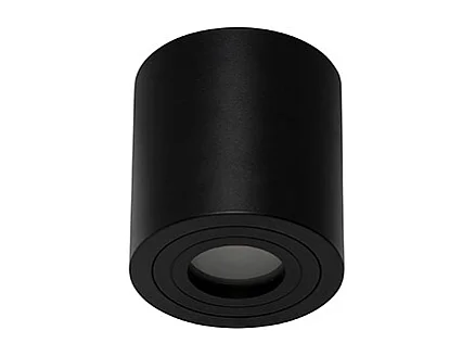 Spot de plafond rond moderne noir - Capa