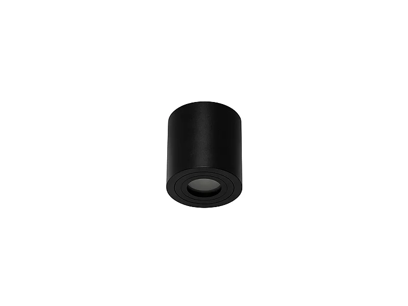 Spot de plafond rond moderne noir IP44 - Capa