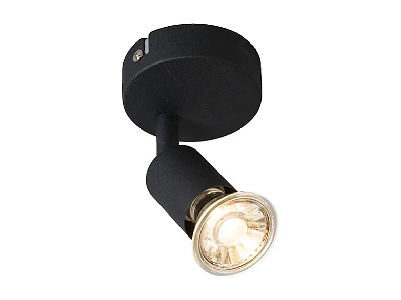 Spot de plafond noir inclinable moderne - Jeany