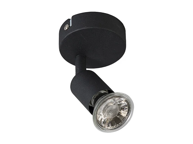 Spot de plafond noir inclinable moderne - Jeany