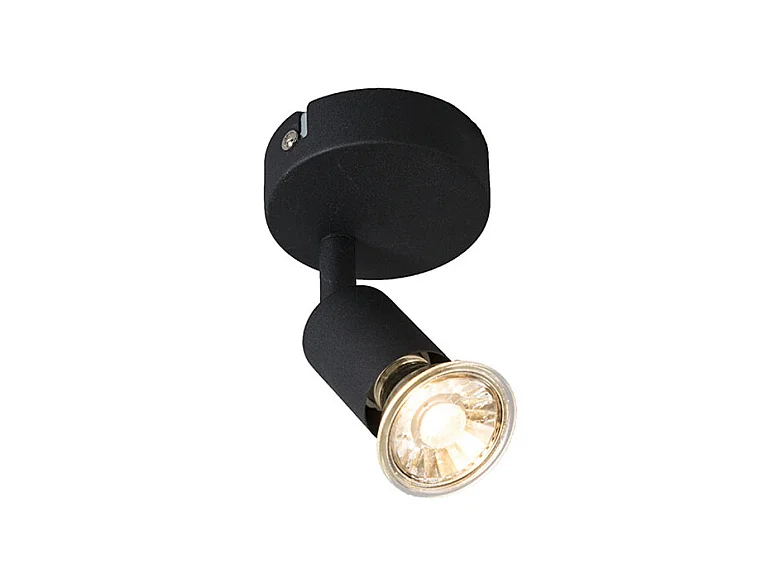 Spot de plafond noir inclinable moderne - Jeany