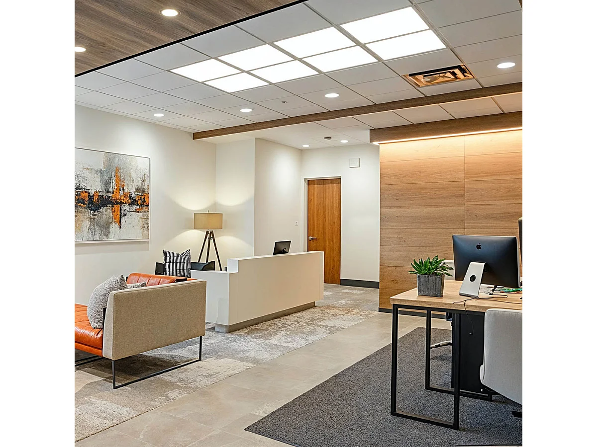 Plafonnier blanc avec LED et variateur avec télécommande - Liv