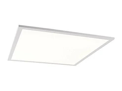 Plafonnier blanc avec LED et variateur avec télécommande - Liv