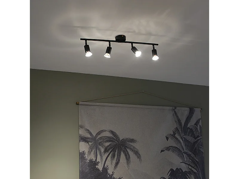 Spot industriel noir inclinable - Jeany 4