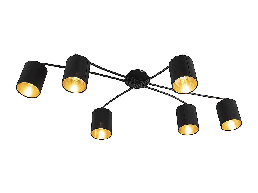 Plafonnier moderne noir - Lofty