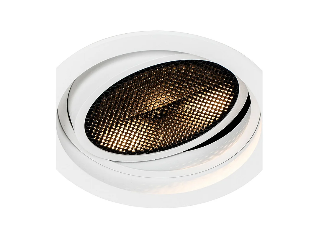 Spot encastré moderne blanc orientable - Coop 111 Honey