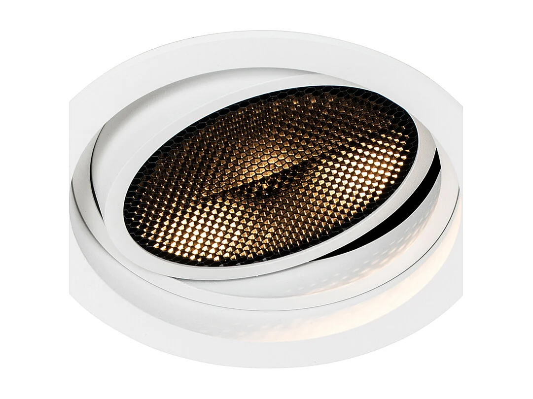 Spot encastré moderne blanc orientable - Coop 111 Honey