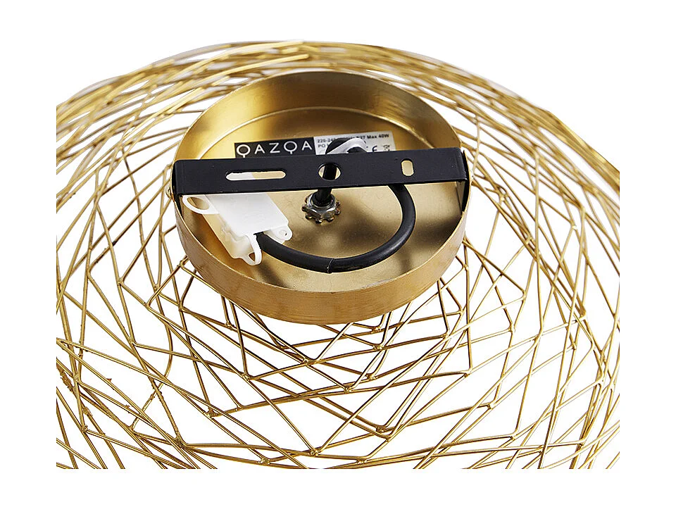 Plafonnier oriental doré 40 cm - Glan