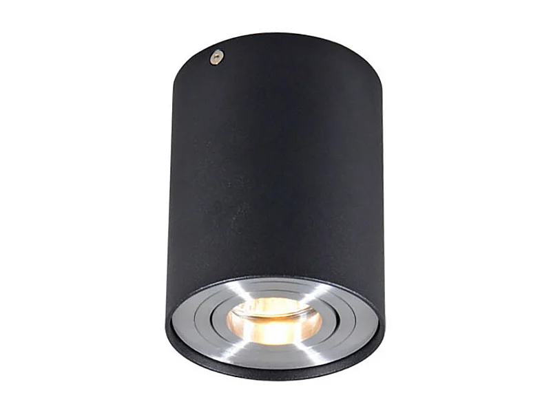 Spot noir apparent intelligent avec acier avec WiFi GU10 - Rondoo Up