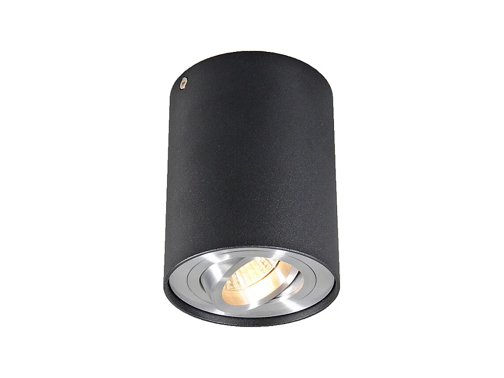 Spot intelligent en saillie noir avec acier avec WiFi GU10 - Rondoo up