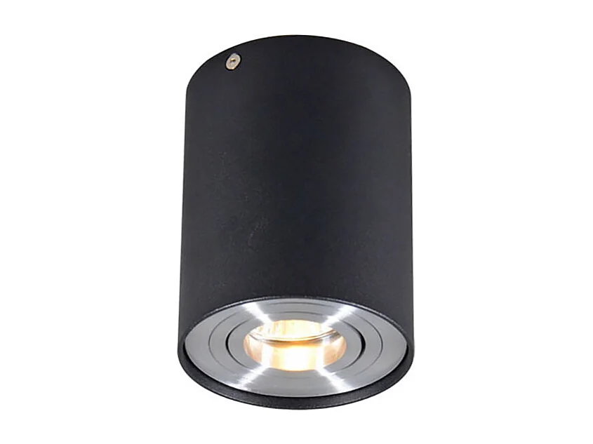 Spot noir apparent intelligent avec acier avec WiFi GU10 - Rondoo Up