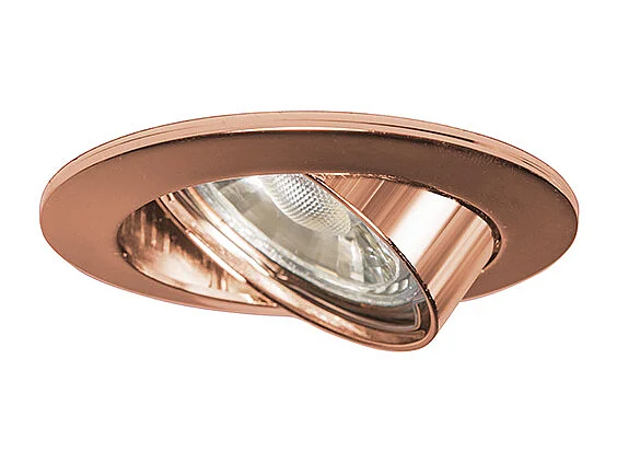 Spot encastré rond en cuivre inclinable - Edu
