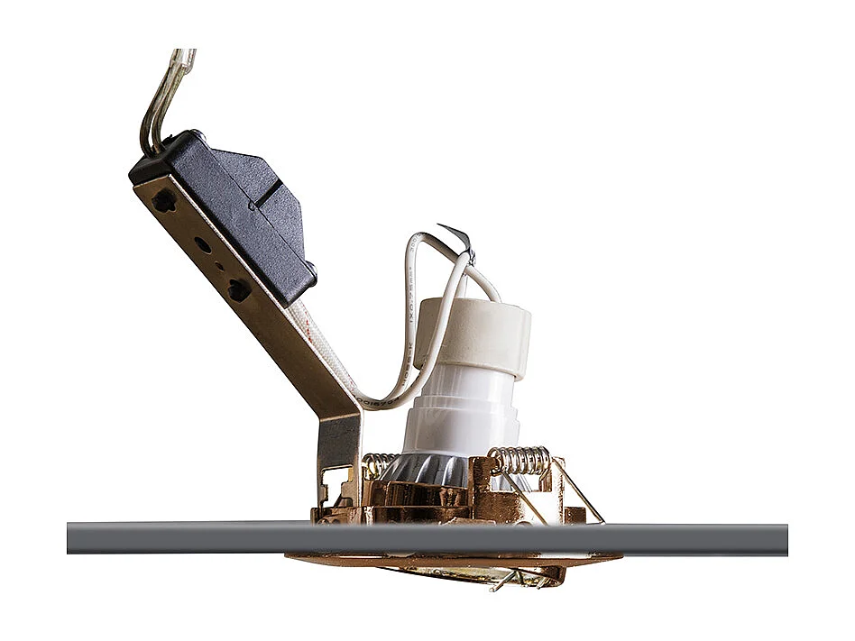 Spot encastré rond en cuivre inclinable - Edu