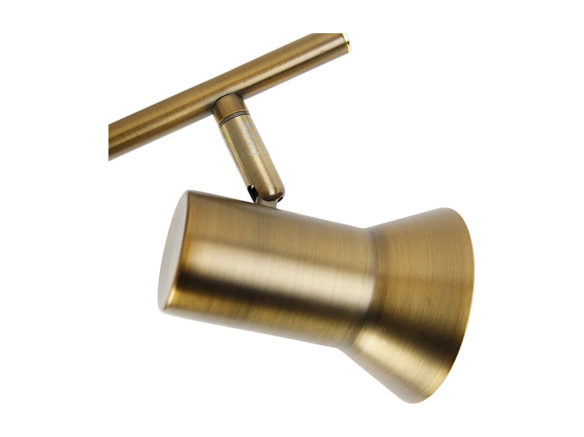 Spot de plafond orientable et inclinable bronze - Karin 2