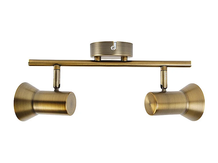 Spot de plafond orientable et inclinable bronze - Karin 2