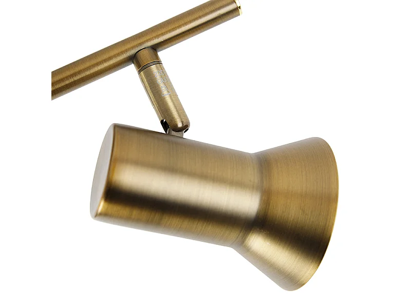 Spot de plafond orientable et inclinable bronze - Karin 2