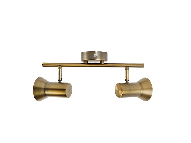 Spot de plafond orientable et inclinable bronze - Karin 2