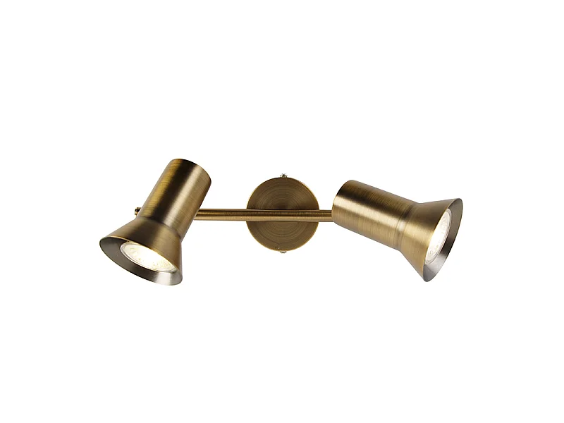 Spot de plafond orientable et inclinable bronze - Karin 2