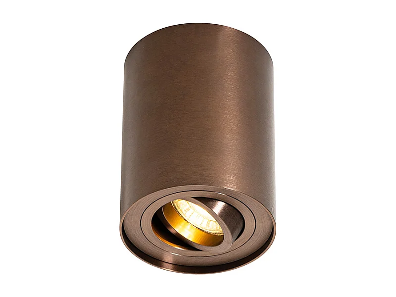 Spot de plafond moderne bronze foncé orientable et inclinable - Rondoo Up
