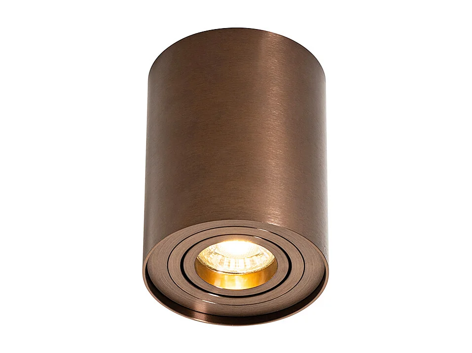 Spot de plafond moderne bronze foncé orientable et inclinable - Rondoo Up