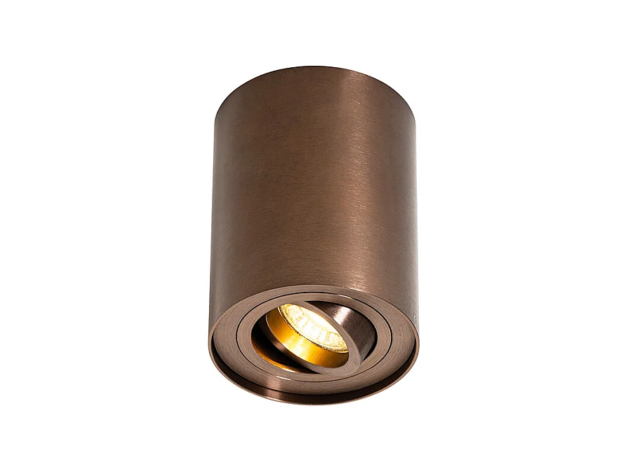 Spot de plafond moderne bronze foncé orientable et inclinable - Rondoo Up