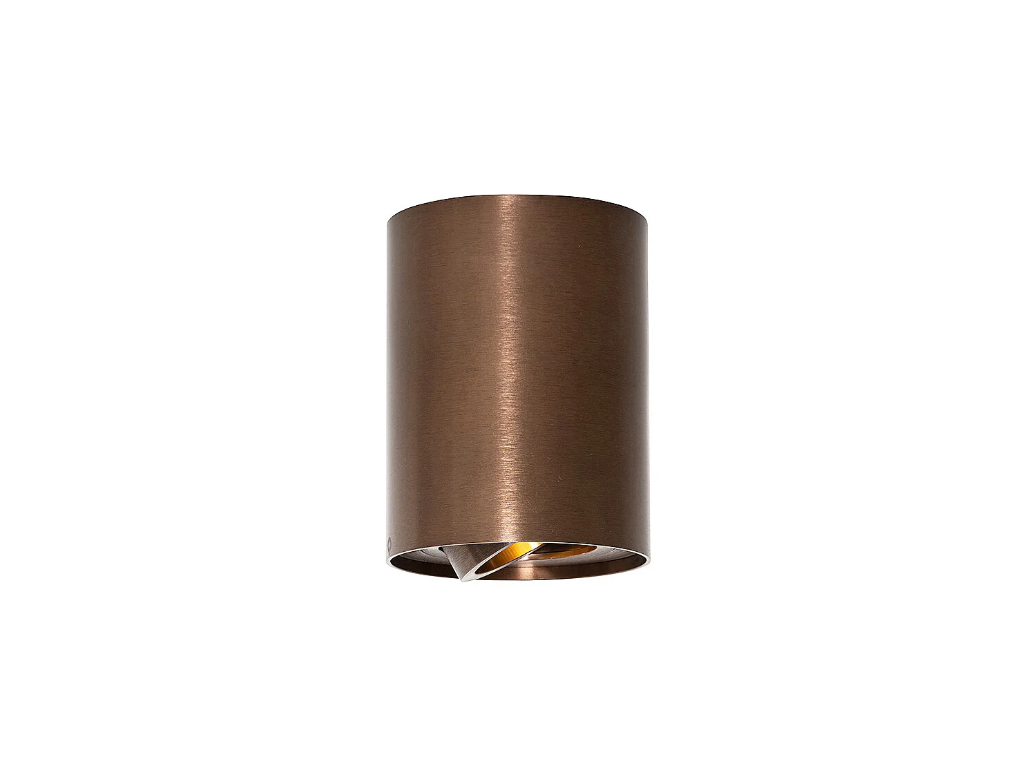 Spot de plafond moderne bronze foncé inclinable et orientable - Rondoo Up