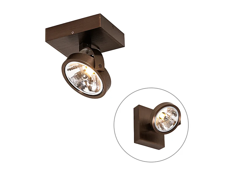 Spot design bronze foncé rotatif et inclinable - Go