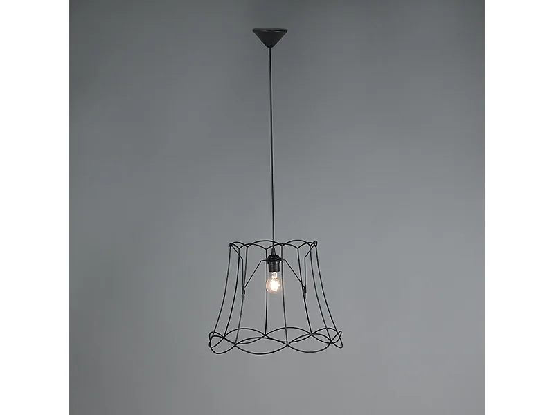 Suspension rétro noire 50 cm - Granny Frame