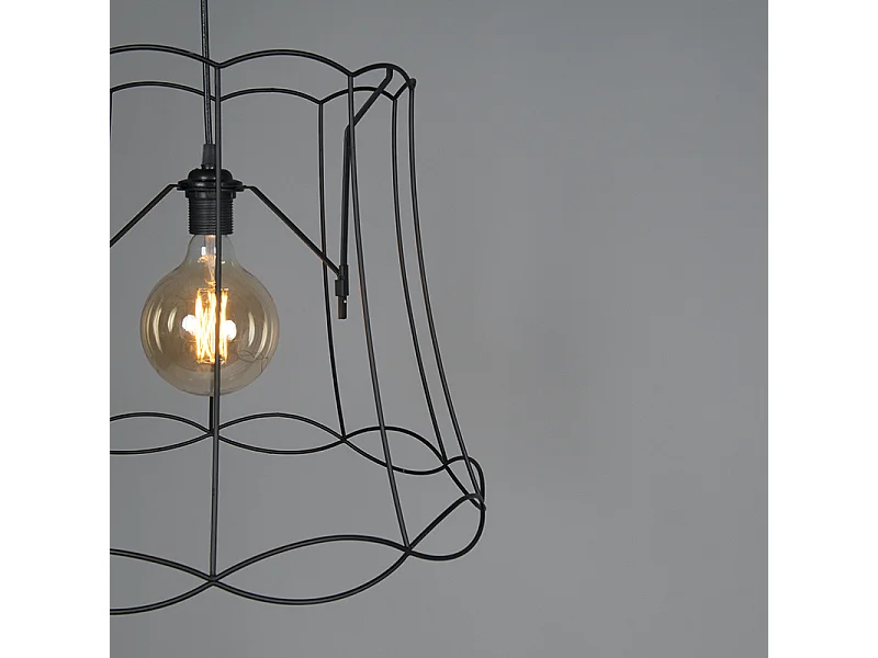 Suspension rétro noire 50 cm - Granny Frame