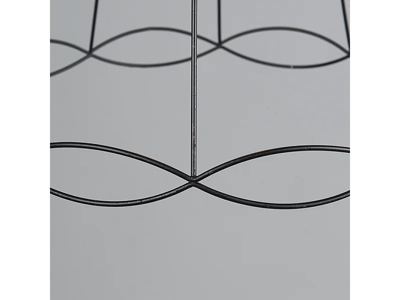 Suspension rétro noire 50 cm - Granny Frame