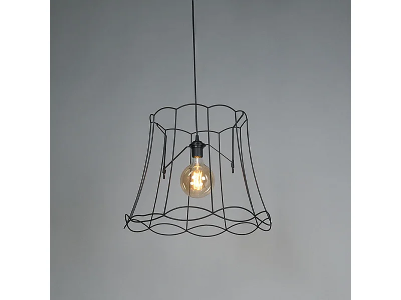 Suspension rétro noire 50 cm - Granny Frame