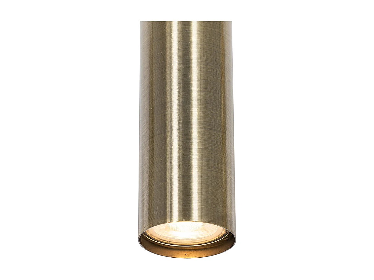 Lampe à suspension moderne bronze 5 lumières - Jeana