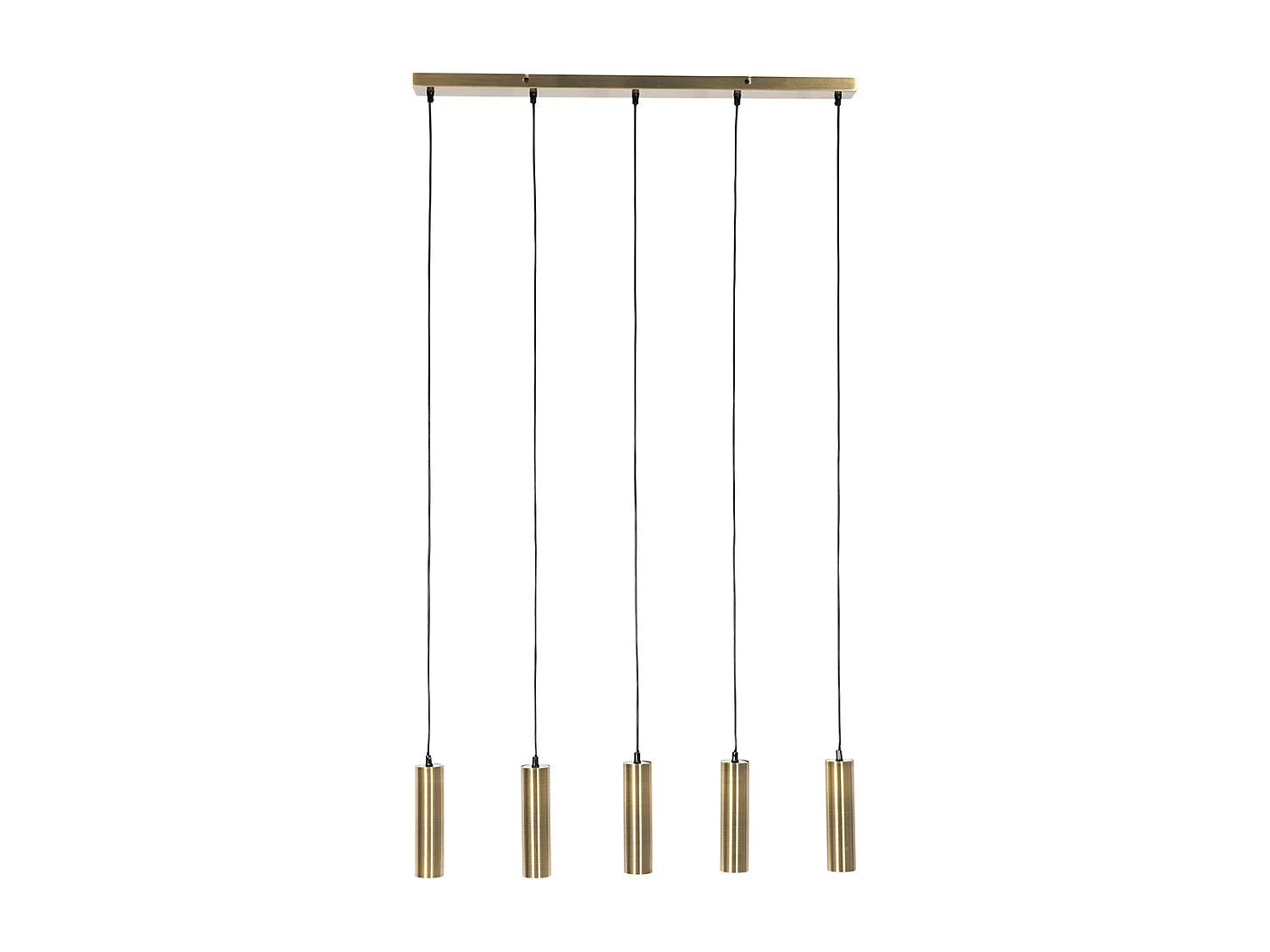 Suspension moderne bronze 5 lumières - Jeana
