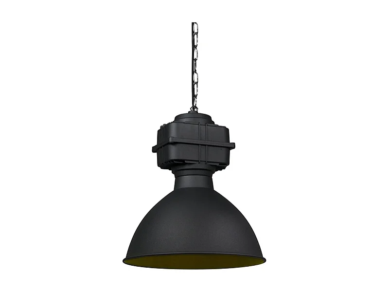 Suspension industrielle petite noire mate - Sicko