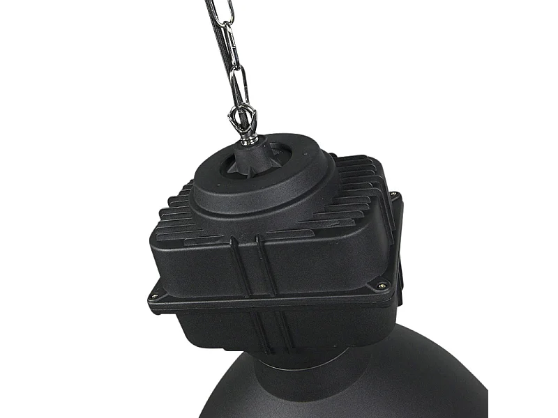 Suspension industrielle petite noire mate - Sicko