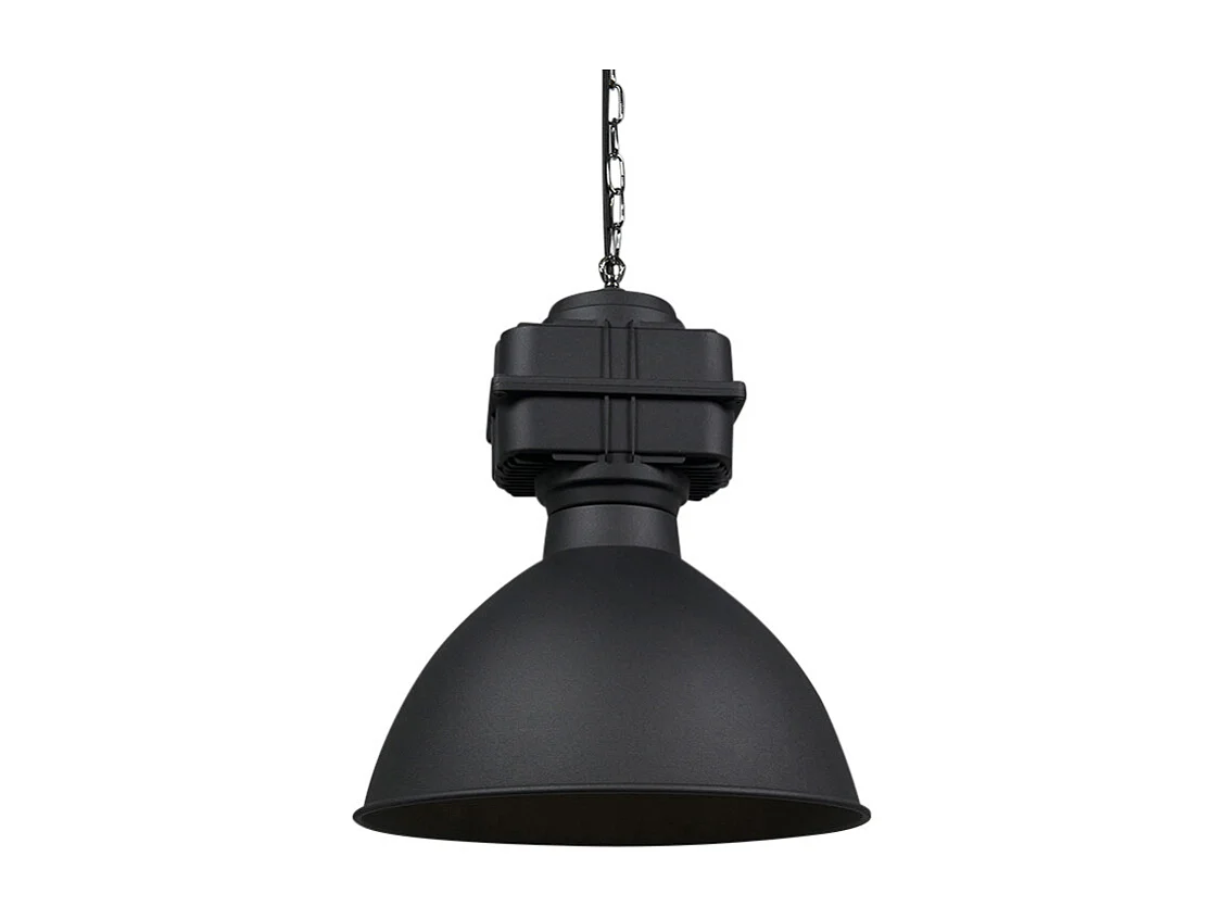 Suspension industrielle petite noire mate - Sicko