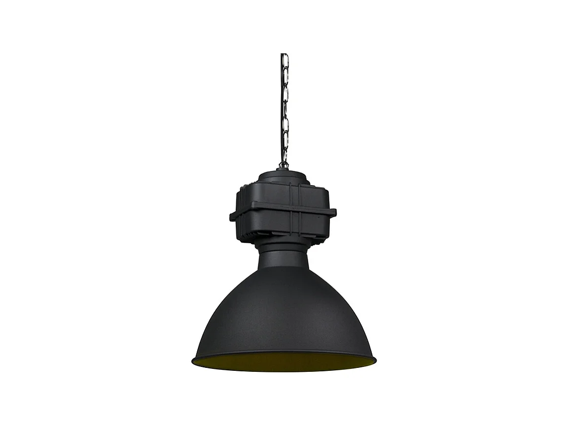 Suspension industrielle petite noire mate - Sicko