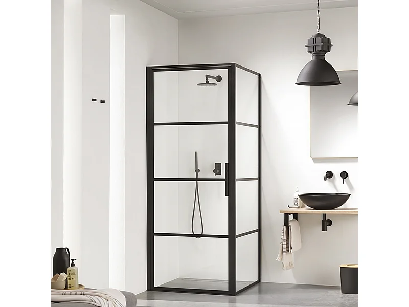 Suspension industrielle petite noire mate - Sicko