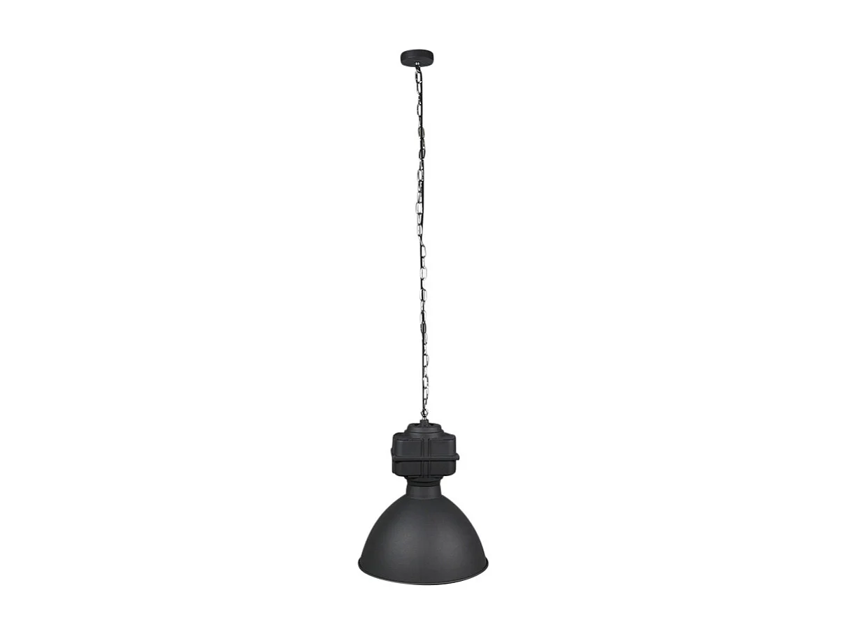 Suspension industrielle petite noire mate - Sicko