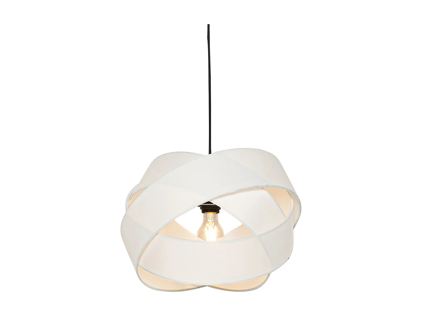 Suspension moderne blanche - Cloth