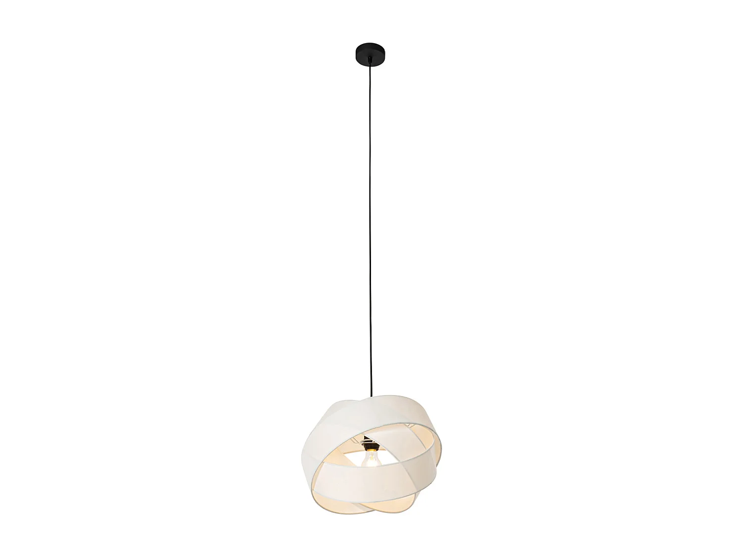 Suspension moderne blanche - Cloth