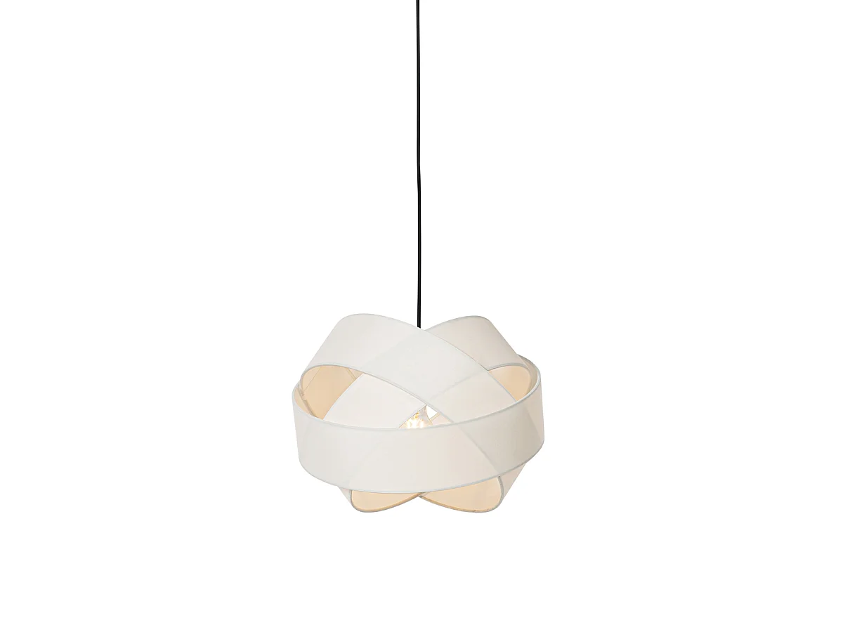 Suspension moderne blanche - Cloth