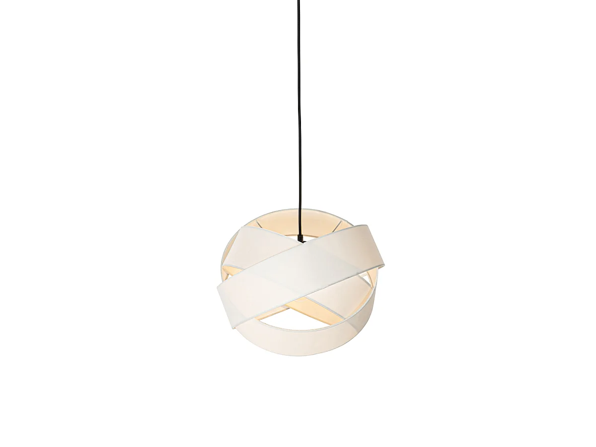 Suspension moderne blanche - Cloth