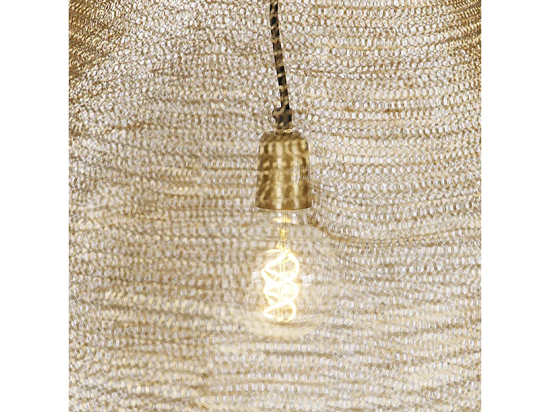 Suspension orientale dorée 60 cm - Nidum L